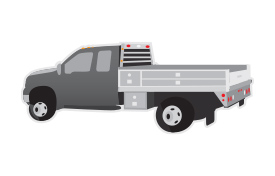 A dump body lets you easily unload the cargo that you are hauling on your work truck.  Functioning a lot like a dump trailer, the dump body will allow you to use gravity to dump your payload.