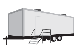 If you are in need of a portable shower setup for your event, the shower trailer will accomodate your need.